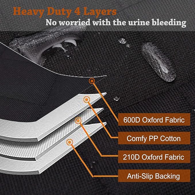 Dog Seat Cover 100% Waterproof