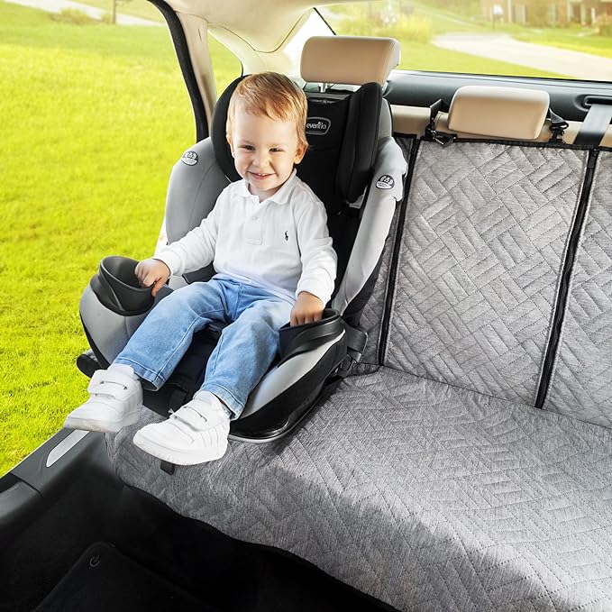 Helteko Dog Car Seat Cover for Back Seat 100% Waterproof,