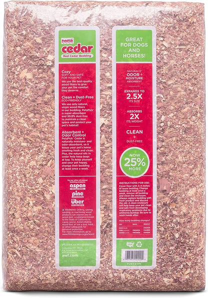 Red Cedar Pet Bedding for Dogs and Horses, 24L