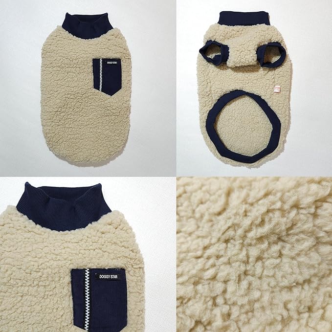 Dachshund Sweater for Dogs Warm Fleece Clothes Winter Coat (XS