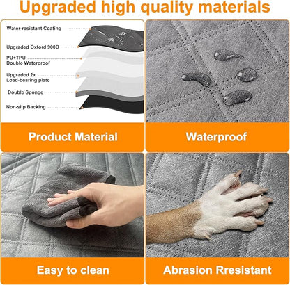 2024 Upgraded Dog Car Seat Cover 480lbs), Supports 4 Dogs