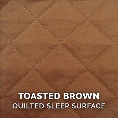 Furhaven Memory Foam Dog Bed for Large/Medium Dogs w/ Removable Bolsters & Washable Cover 55 lbs