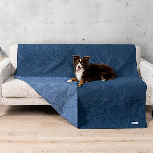 PetAmi Waterproof Couch Cover for Dogs 52x82 Blue