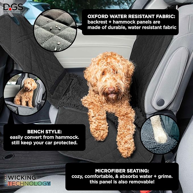 Dog Gone Smart Single Backseat Dog Cover for Car