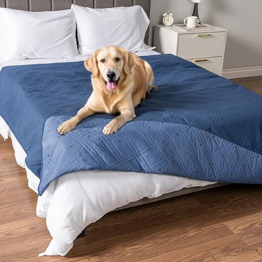 PetAmi Waterproof Couch Cover for Dogs 102x82 Blue