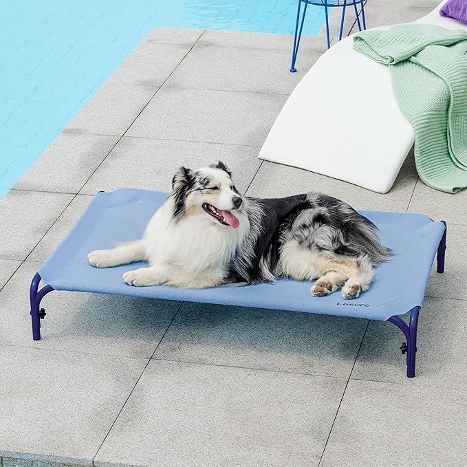 Lesure Elevated Raised Outdoor Dog Bed 49"