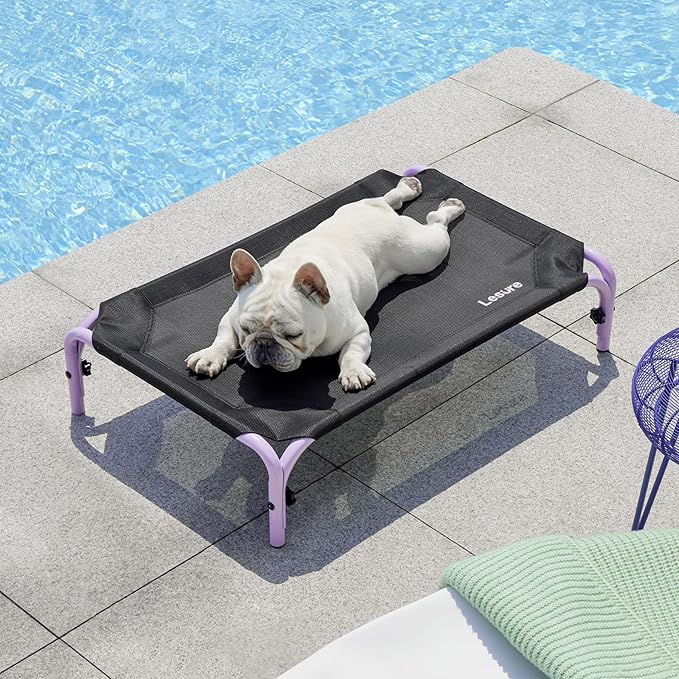 Lesure Elevated Raised Outdoor Dog Bed 34"