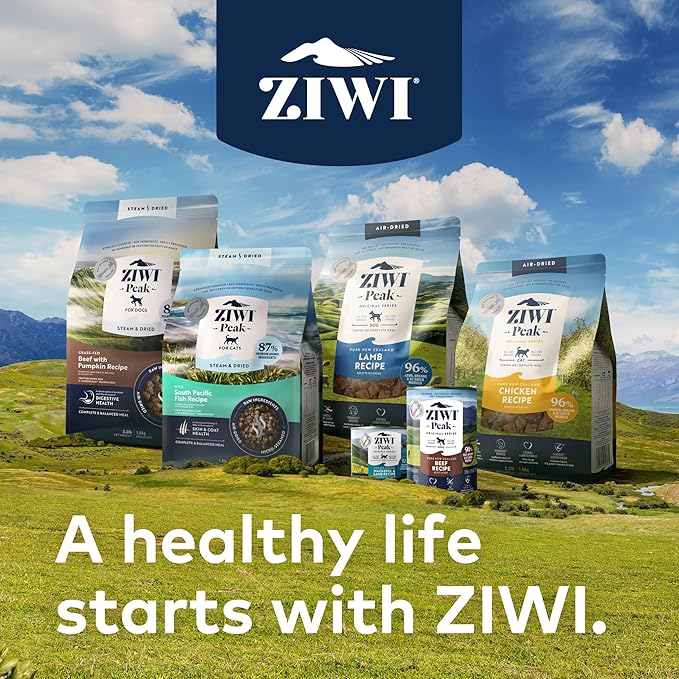 ZIWI Peak Air-Dried Dog Food – Lamb - All Natural, High Protein, Grain Free, Limited Ingredient w/ Superfoods (35.2oz)