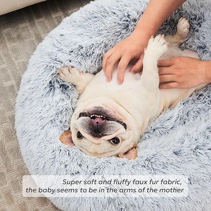 Calming Donut Dog Beds for Medium Size Dog and Large Size Dog 30")