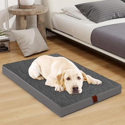 Easy-Going Dog Bed for Medium Dogs (30x20x3 in,