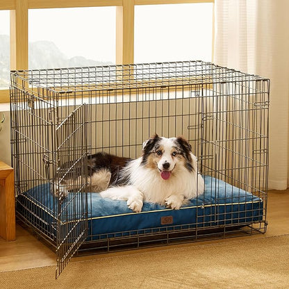 Bedsure Waterproof Dog Beds for Extra Large Dogs 4 inch 100lbs XL-Crate