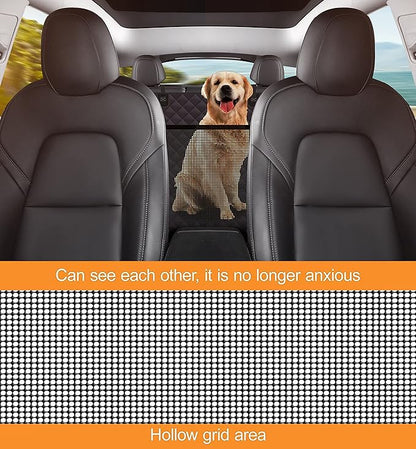 GXT Dog Back Seat Cover Protector for Cars SUV and Trucks with Mesh Window