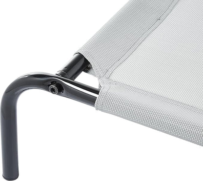 Amazon Basics Cooling Elevated Pet Bed For Dog (60.1 x 37.1 x 8.9 Inches), 1 count,