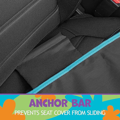 BDK Scooby Doo Dog Car Seat Cover for Front Seat – Dog Seat Protector with Storage Pocket