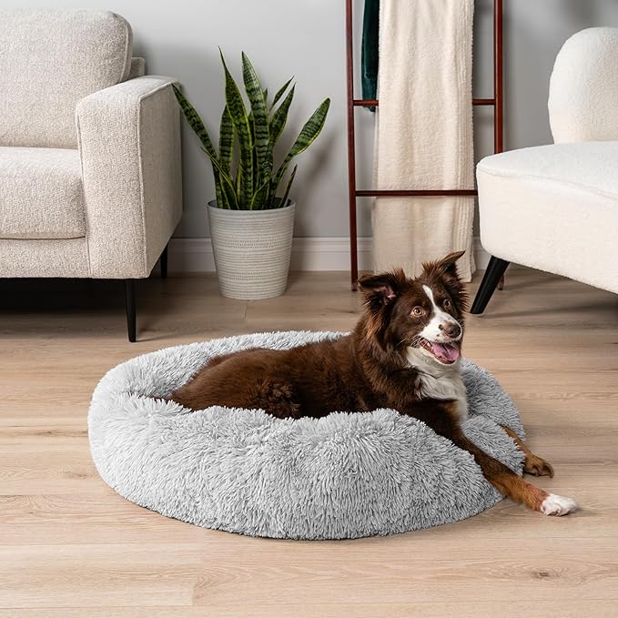 PetAmi Calming Dog Bed for Small Medium Dog Cat 45 lbs, 30 inch,