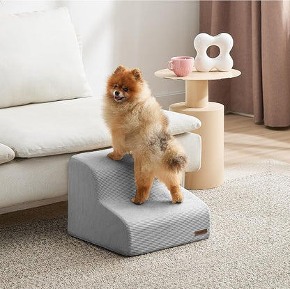 Lesure Dog Stairs for Small Dogs 2 Steps