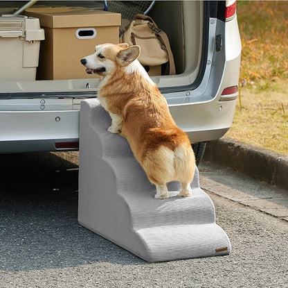 Lesure Dog Stairs for Small Dogs 5 Steps