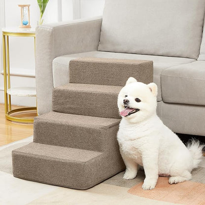 Pawque Dog Stairs for High Bed Couch & Pet Steps for Small Dogs Cats (18 inches