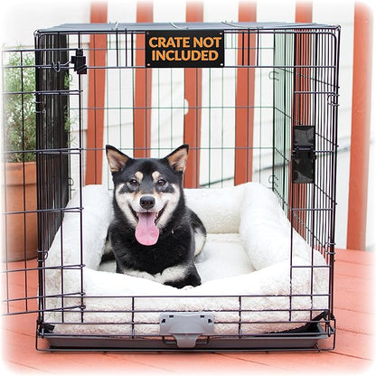 K&H Pet Products Ultra Plush Deluxe Bolster Dog Crate Pad