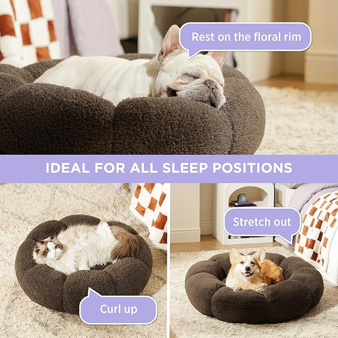 Lesure Calming Medium Dog Bed 45 lbs, 30"