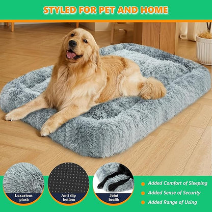 KISYYO Deluxe Dog Bed Mat for Jumbo Dogs 48 inch