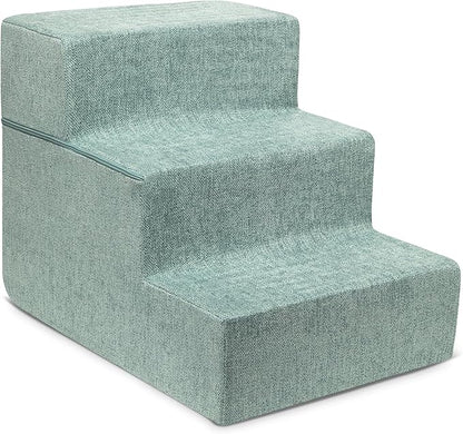 Best Pet Supplies Portable Foldable Foam Pet Stairs/Steps for Couch 3-Step (H: 16.5")