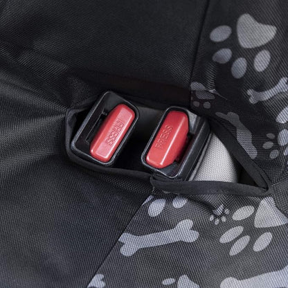 BDK Scooby Doo Waterproof Dog Car Seat Cover for Back Seat – Heavy Duty Black Oxford Automotive Rear Bench Seat Cover for Dogs