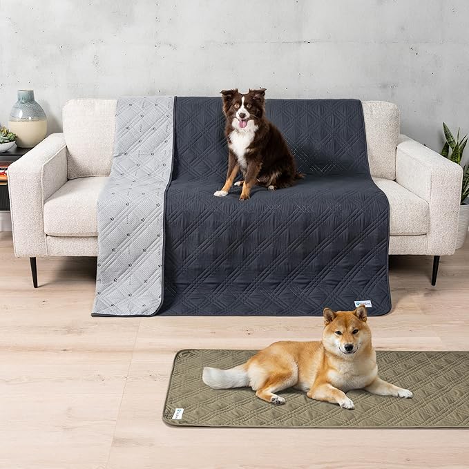 PetAmi Waterproof Couch Cover for Dogs 68x82 Gray