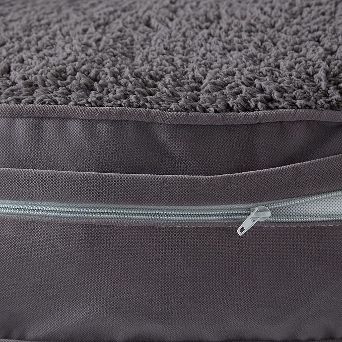 Happy Hounds Scout Deluxe Round Pillow Style Sherpa Dog Bed (42 x 42 in.),