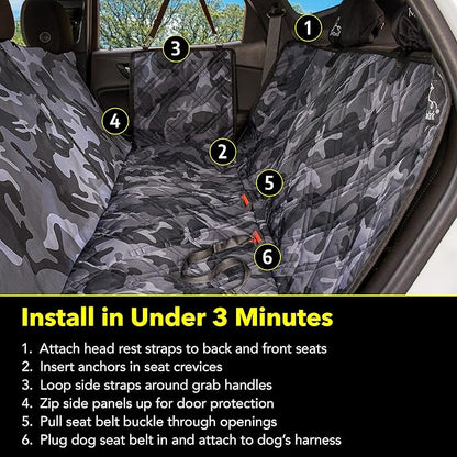 Meadowlark 5-in-1 Dog & Child Car Seat Cover Back Seat