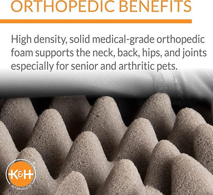 K&H Pet Products Indoor/Outdoor Superior Orthopedic Dog Bed 30 X 40 X 4 Inches