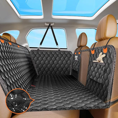 Back Seat Extender for Dogs- Holds 400LBS 100% Waterproof