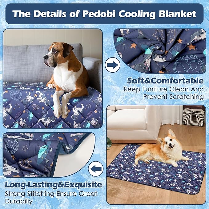 Premium Cooling Mat for Large Dogs 55''x80''