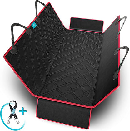 Dog Car Seat Cover Hammock Pet Seat Cover Protector for Cars Truck & SUV 100% Waterproof