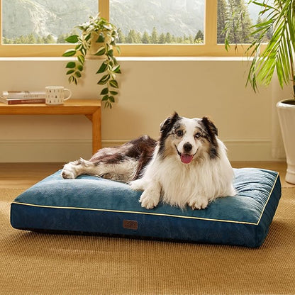 Bedsure Waterproof Dog Beds for Extra Large Dogs 4 inch 100lbs XL-Crate