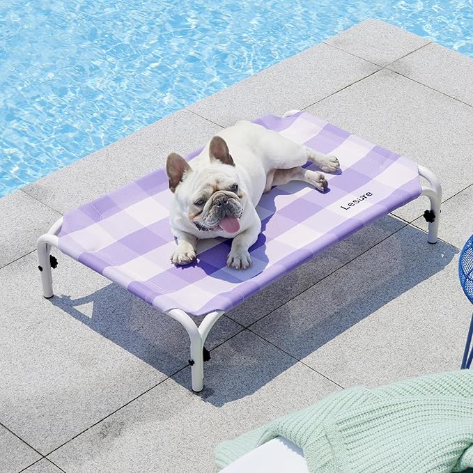 Lesure Elevated Raised Outdoor Dog Bed 34"