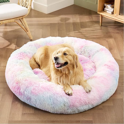 Bedsure Calming Dog Bed for Extra Large Dogs 125 lbs 45 inches