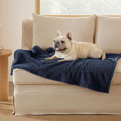 Bedsure Dog Blanket for Medium Dogs Washable 300GSM Coral 30x40IN