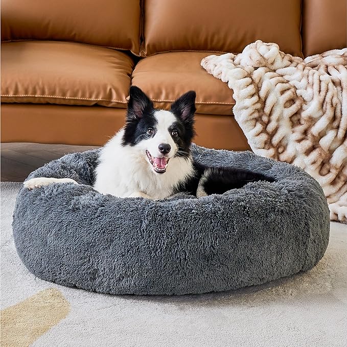 Bedsure Calming Dog Bed for Large Dogs 36 inches 100 lbs