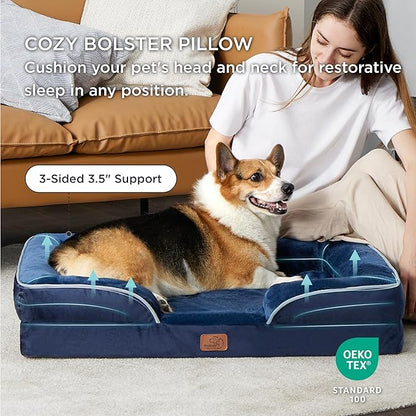 Bedsure Orthopedic Dog Bed for Large Dogs