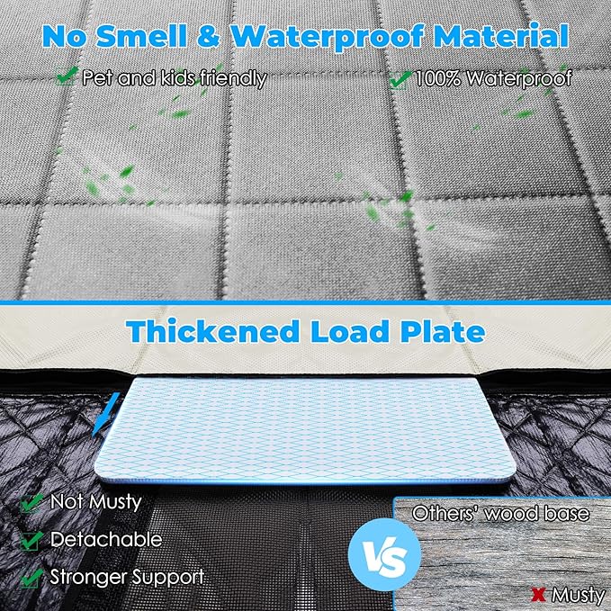 URPOWER Back Seat Extender for Dogs