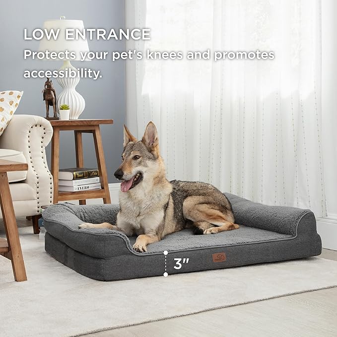 Bedsure Memory Foam Dog Bed for Extra Large Dogs