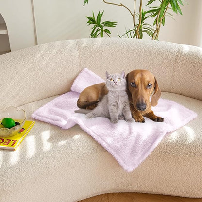 PETHUR Super Soft Dog Blankets for Small Dogs 20"x30", Purple