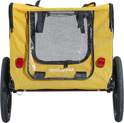 KZPFER Foldable Pet Jogging Stroller Dog Carriers Bicycle