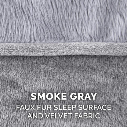 Furhaven Cooling Gel Dog Bed for Large Dogs w/ Removable Bolsters & Washable Cover 95 lbs