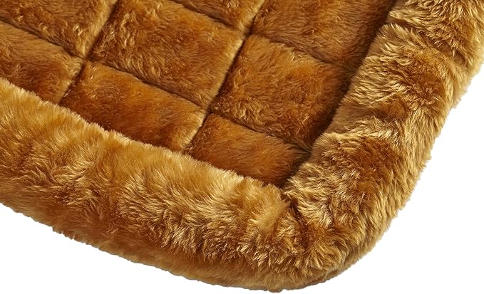 MidWest Homes for Pets Bolster Pet Bed for Dogs & Cats 54L-Inch Cinnamon Dog Bed or Cat Bed w/ Comfortable Bolster 54-Inch Dog
