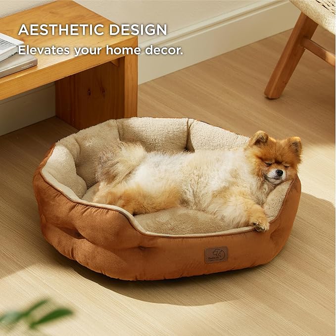 Bedsure Dog Beds for Small Dogs 25 Inches,