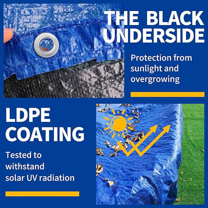 16Ft Pool Cover for （12Ft） Above Ground Pool