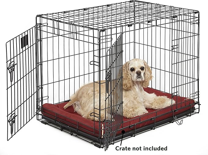 MidWest Homes for Pets Maxx Dog Bed for Metal Dog Crates 30-Inch, Brick