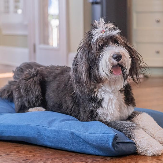 Mayfield Denim Large Dog Bed Cover